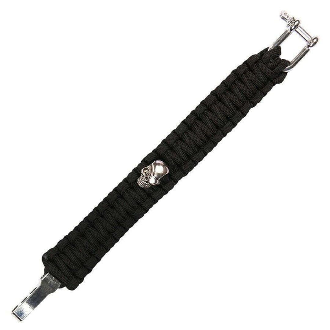 Paracord skull iron buckle 8 inch. Diverse kleuren