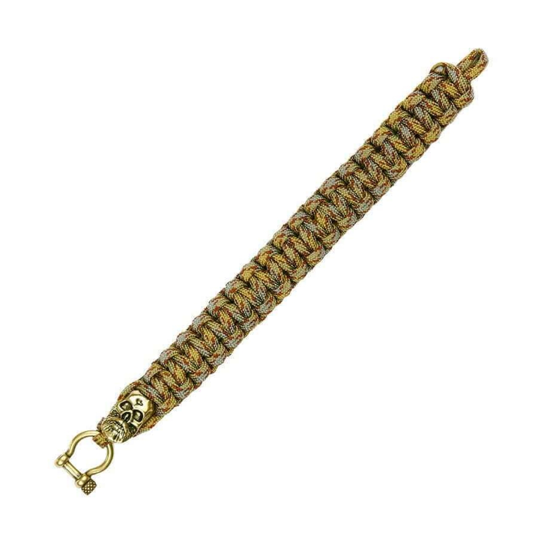 Paracord camo skull beard 8 inch. Diverse kleuren