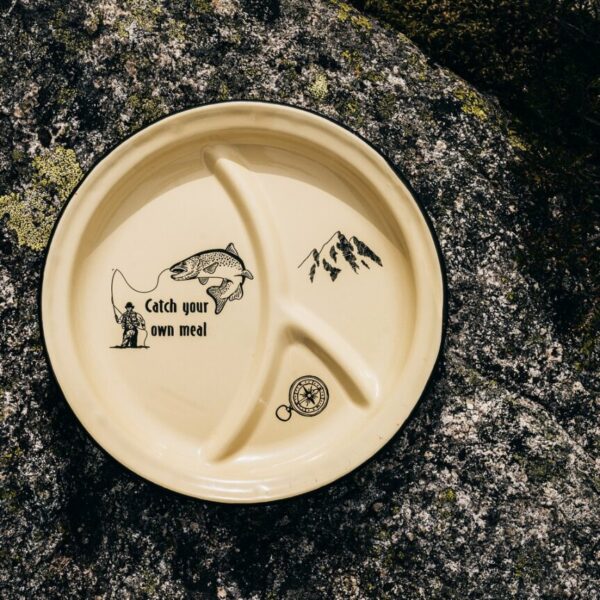 Emaille bord Catch Your Own Meal - Vang je eigen maaltijd! - Afbeelding 2