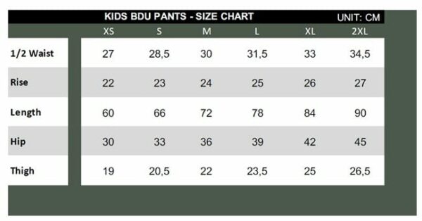 Kinderbroek BDU Woodland - Legerbroek voor kinderen - Afbeelding 2