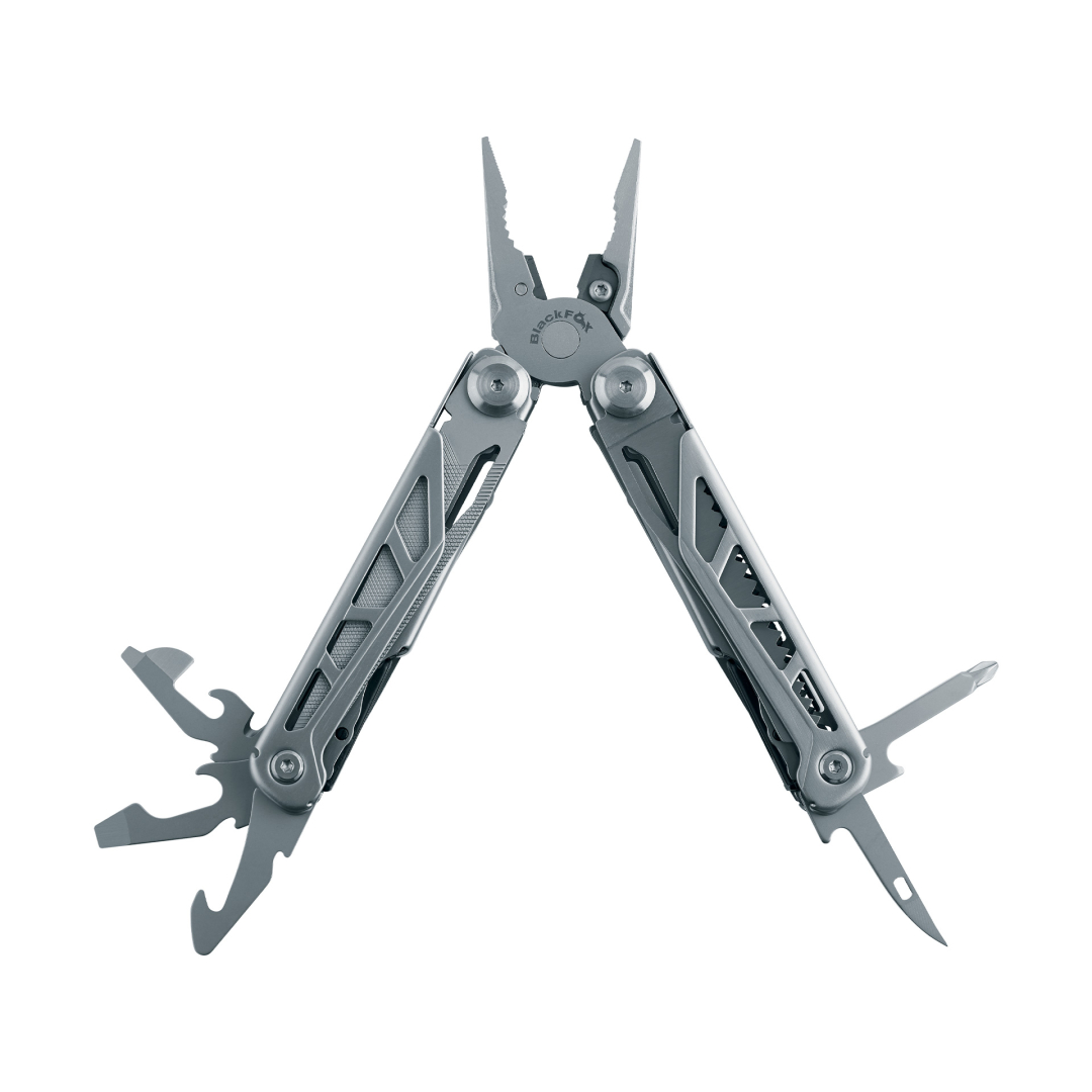 Blackfox Multitool Satin - RVS met Nylon Pouch