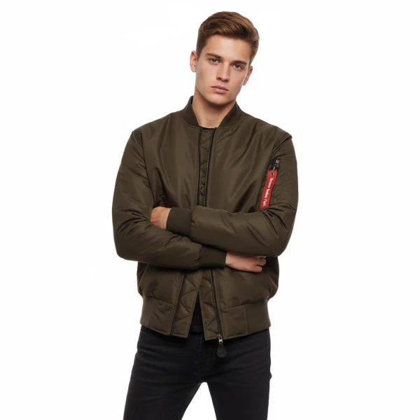 Bomberjack Slim Fit MA-1  Tactical Edge  Groen.png Bomberjack Slim Fit MA-1  Tactical Edge  Groen.png