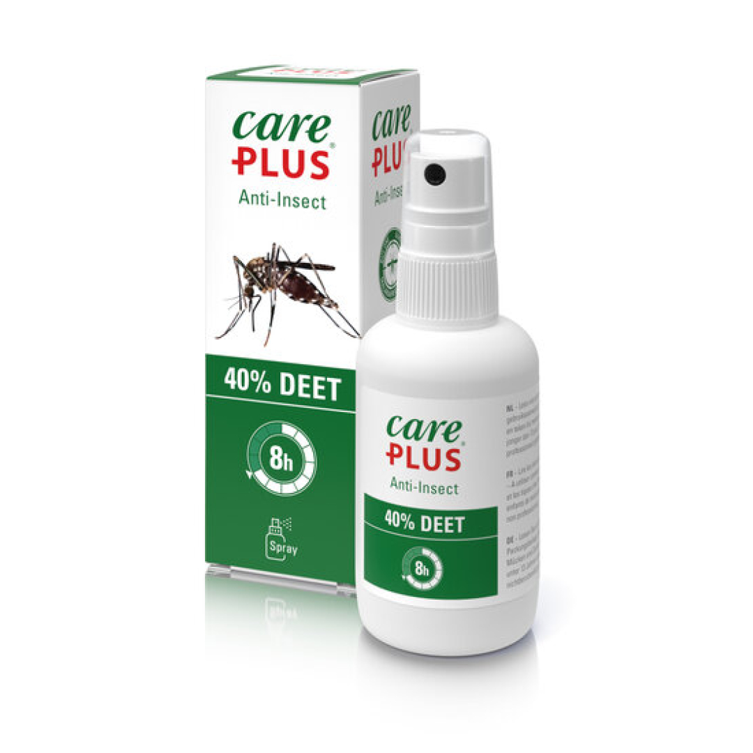 Care Plus Anti-Insect Spray - Deet 40% - 60ml Anti Muggen Spray