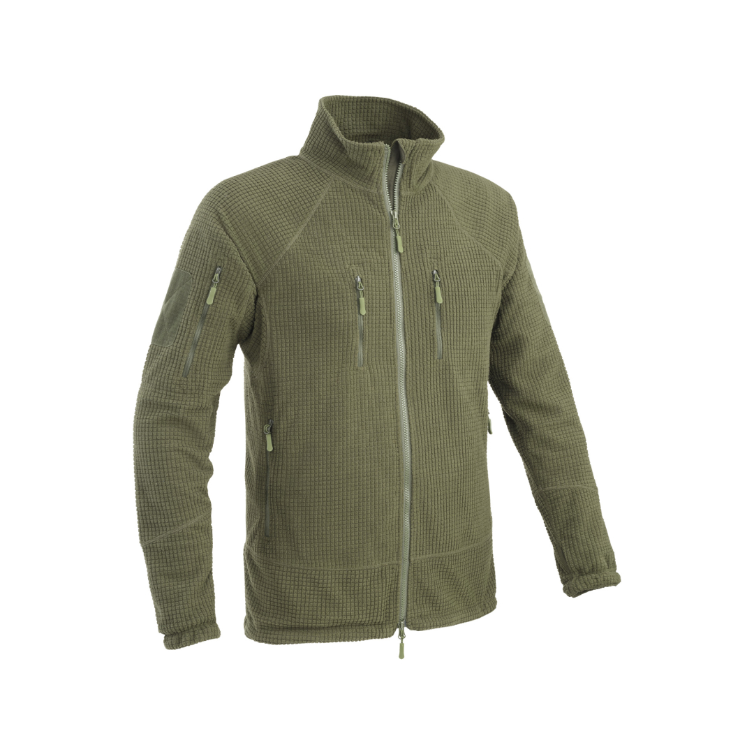 Fleece Jas Eagle met Rits - Slim Fit - Defcon5