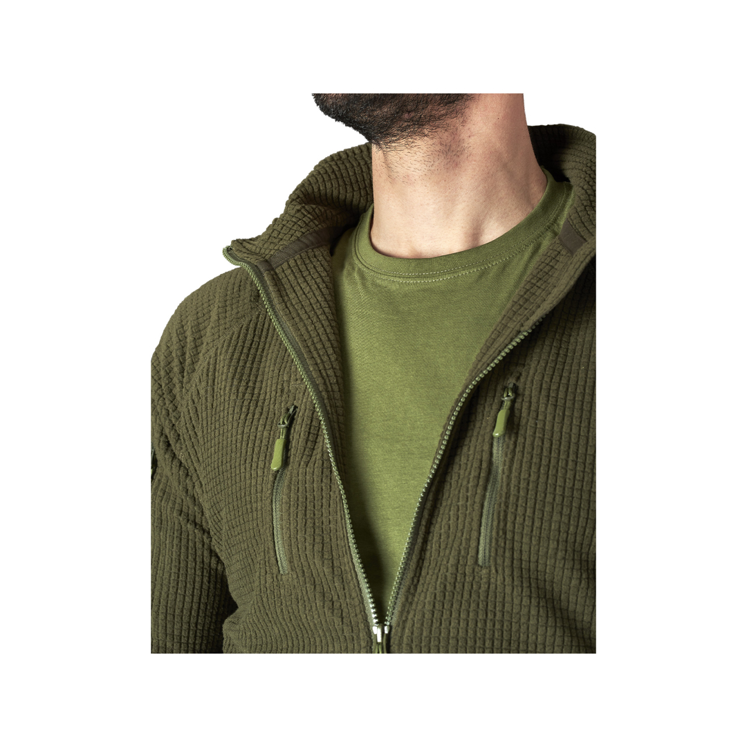 Fleece Jas Eagle met Rits - Slim Fit - Defcon5 - Afbeelding 5