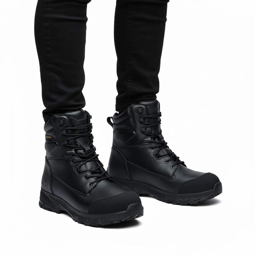 Delvin werkschoenen zwart