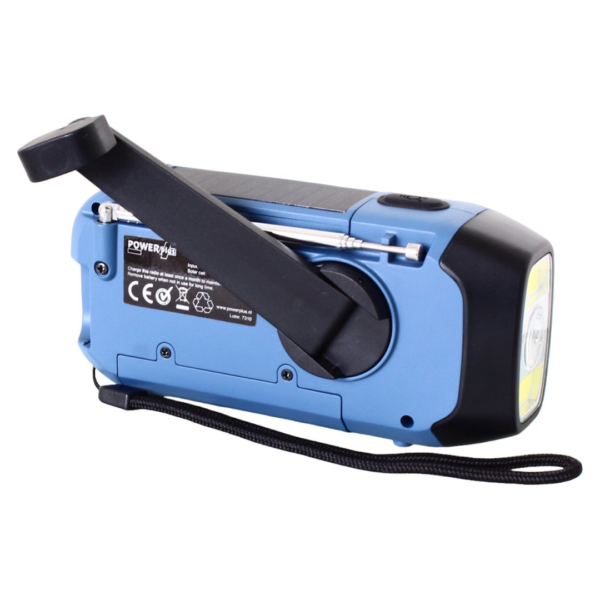Noodradio Solar & Dynamo met DAB+ FM, Powerbank, Zaklamp & SOS Alarm - Afbeelding 5