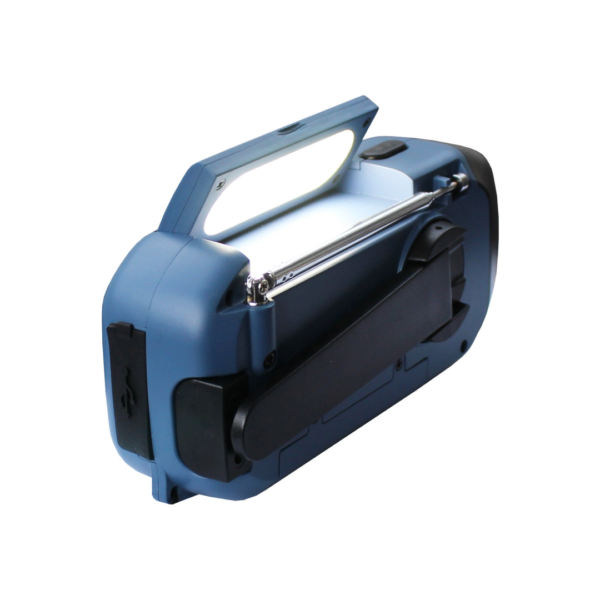 Noodradio Solar & Dynamo met DAB+ FM, Powerbank, Zaklamp & SOS Alarm - Afbeelding 6