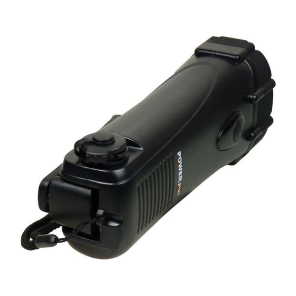 POWERplus Shark Dynamo / USB Oplaadbare LED Waterproof Zaklamp | Waterdicht tot 10 meter diepte | Opwindbare Zaklamp