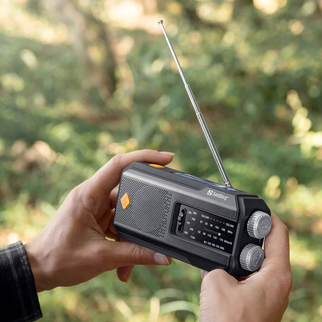 Noodradio Survivor Radio All-in-1 2000mah | Sandberg Active - Afbeelding 2
