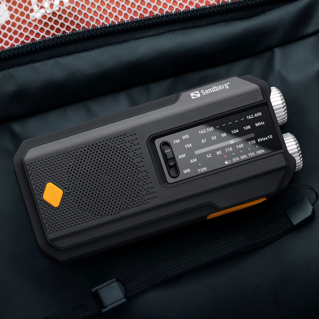 Noodradio Survivor Radio All-in-1 2000mah | Sandberg Active - Afbeelding 4