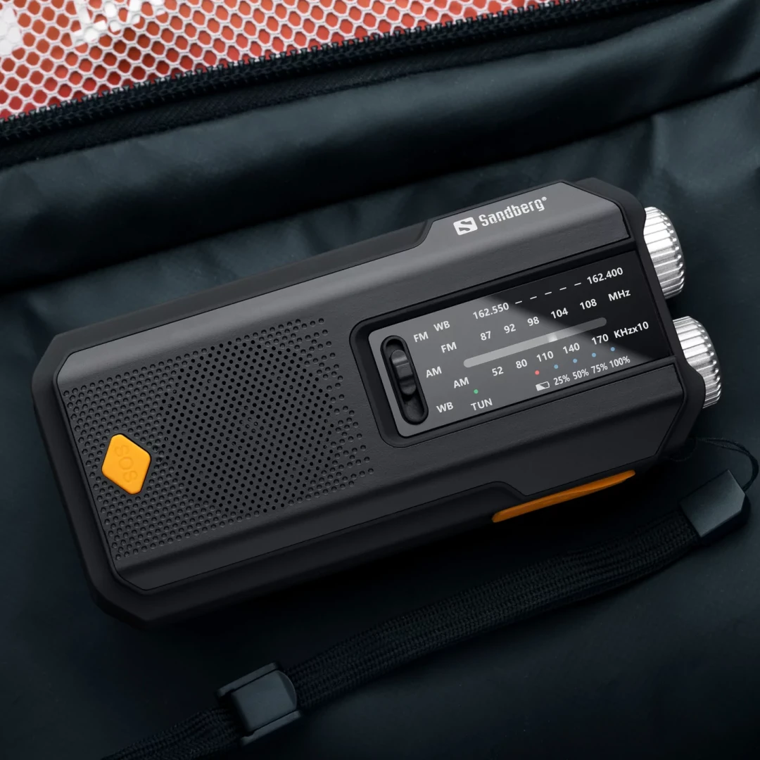 Noodradio Survivor Radio All-in-1 2000mah | Sandberg Active - Afbeelding 4