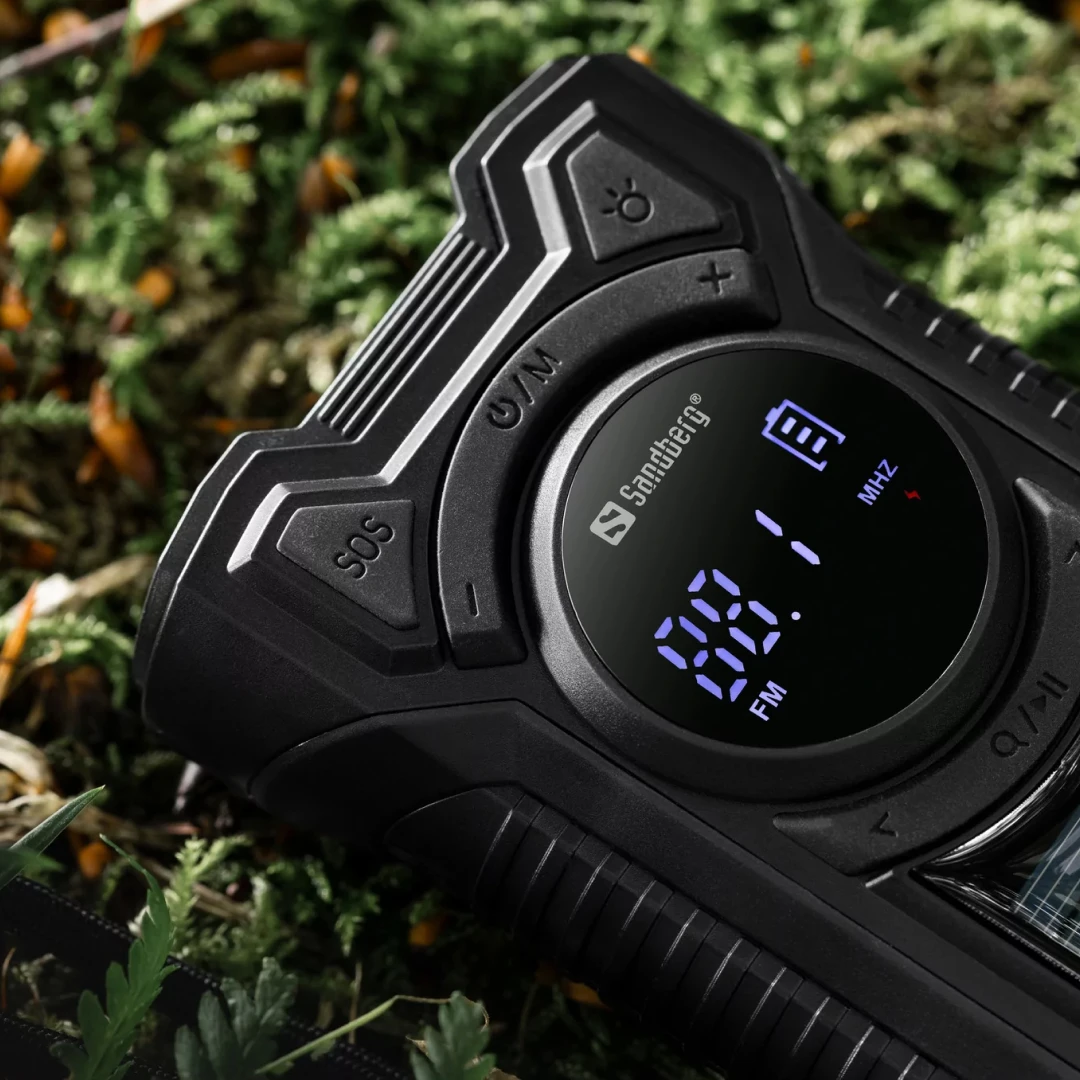 Opwindbare Radio met 5000mAh Powerbank – All-in-1 Noodradio | Sandberg Active - Afbeelding 6