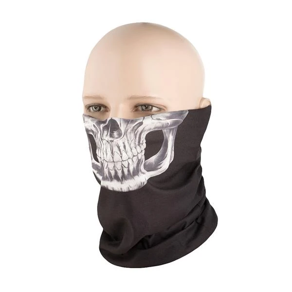 Lichtgewicht Multi Face Wrap - Reaper Skull - Recon Wrap - Black