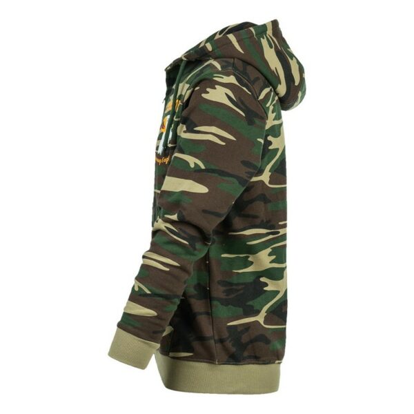 Hoodie met rits 101st Airborne Eagle camo - Afbeelding 3