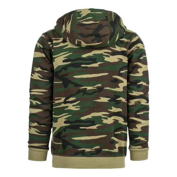 Hoodie met rits 101st Airborne Eagle camo - Afbeelding 2