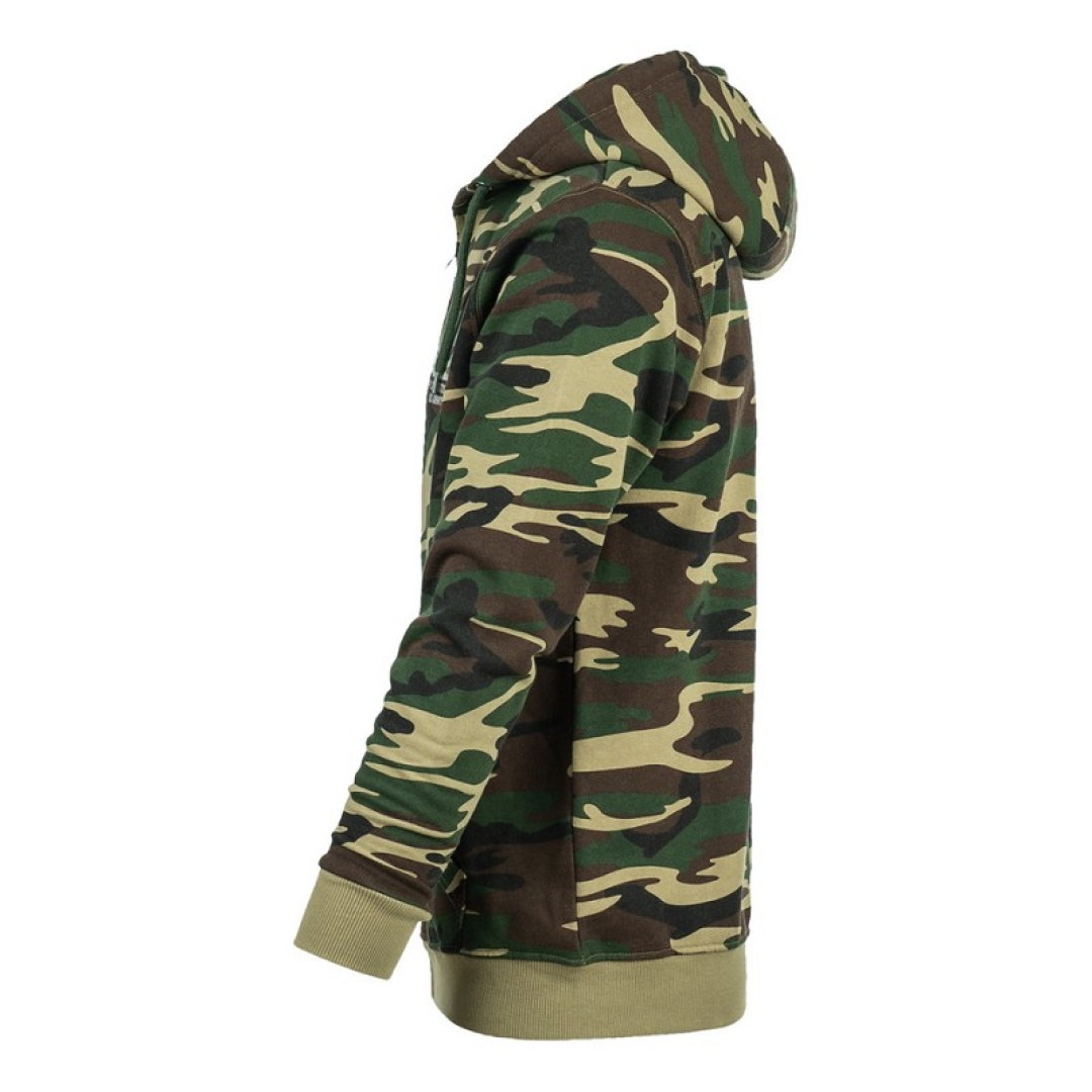 Hoodie met rits Allied Star-Willys MB jeep | camo - Afbeelding 2
