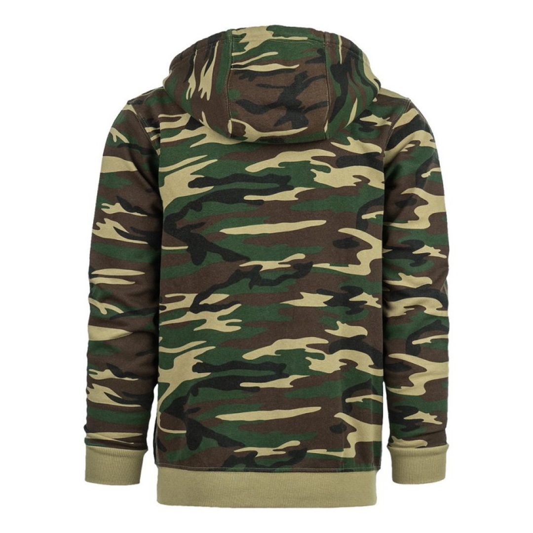 Hoodie met rits Allied Star-Willys MB jeep | camo - Afbeelding 3