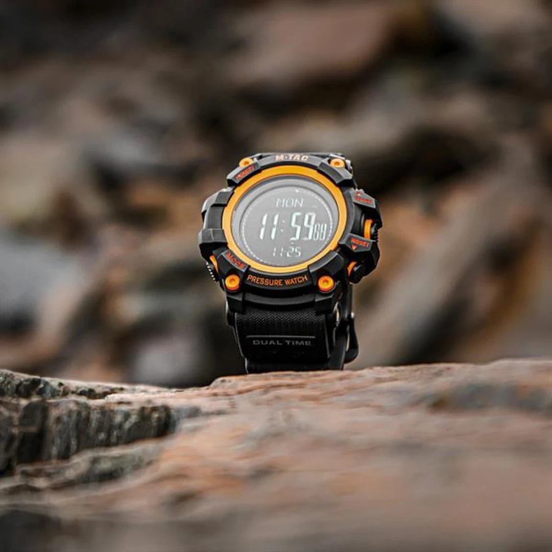 M-tac Horloge Tactical Adventure | Zwart/Oranje - Afbeelding 2
