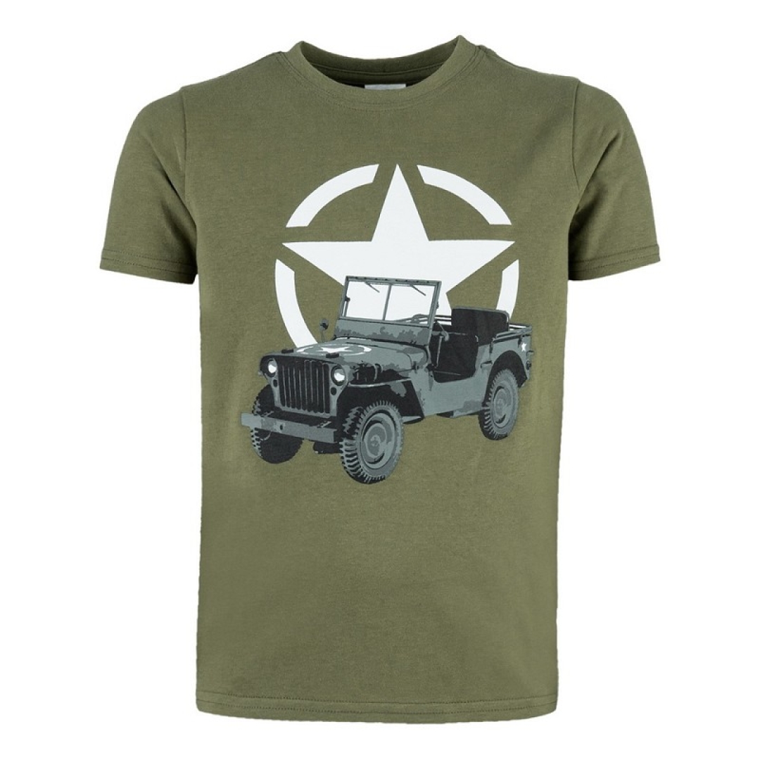 Kinder t-shirt Willys MB Jeep