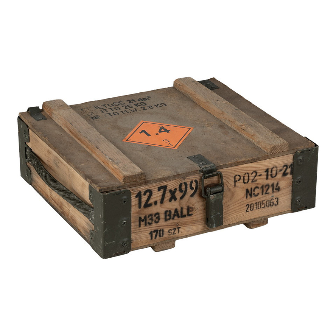 Legerkist | Houtenkist 40x36x15cm - Afbeelding 2