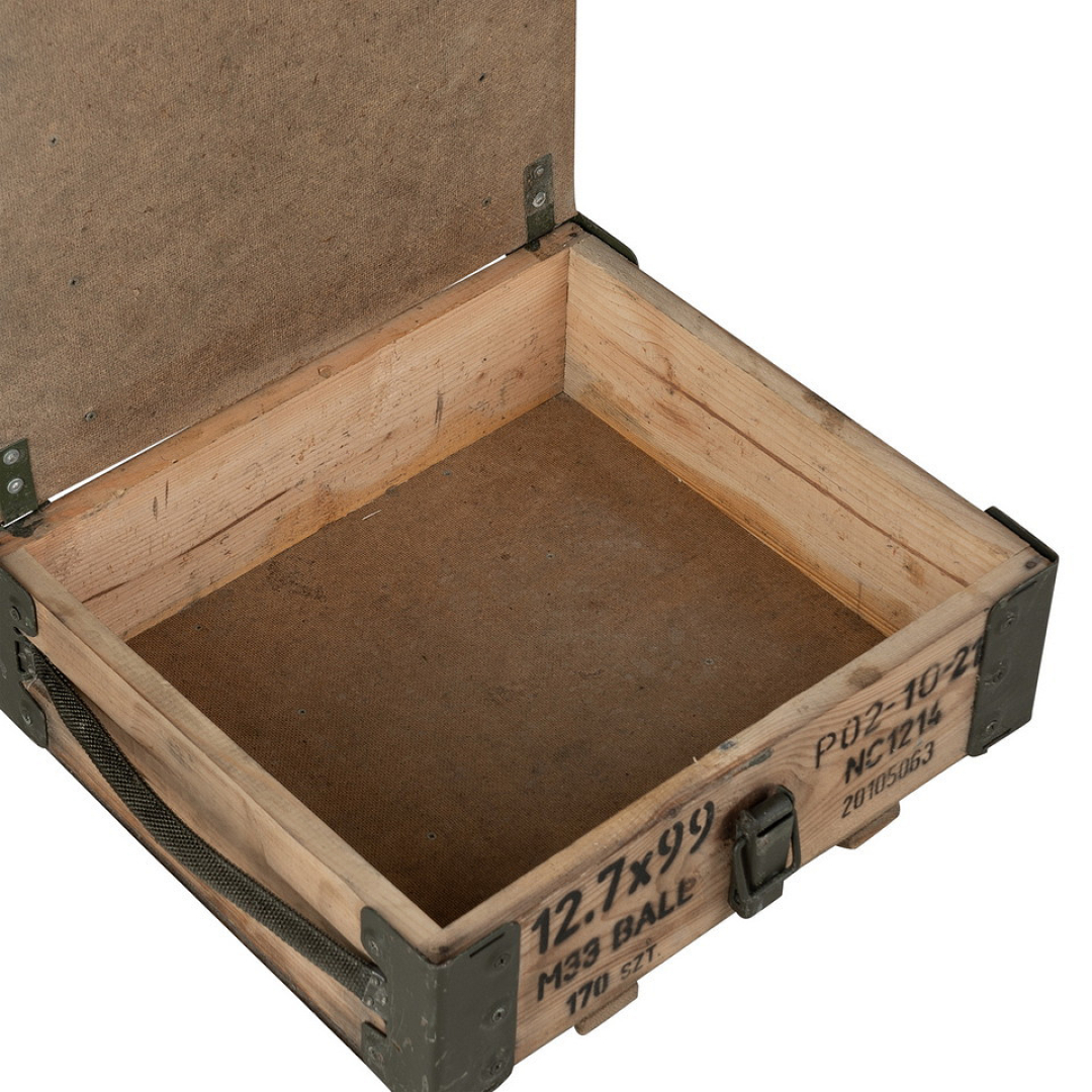 Legerkist | Houtenkist 40x36x15cm - Afbeelding 4