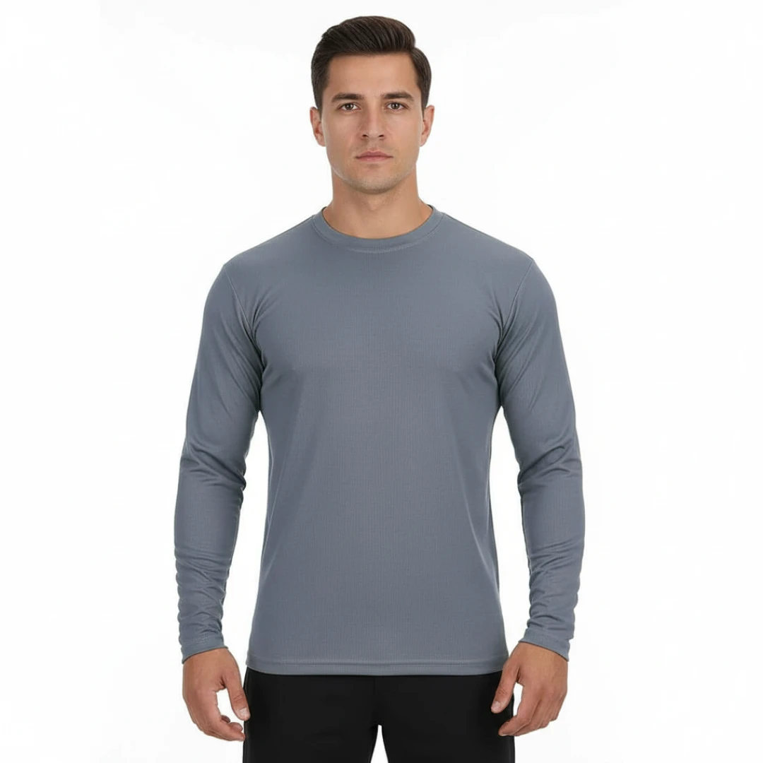 Long sleeve tactical quick dry grijs