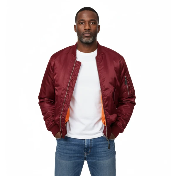 MA-1 Bomberjack Brandit | Meerdere kleuren - M, Bordeaux