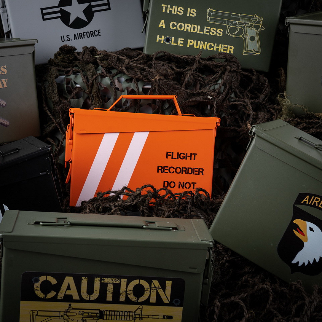 Munitiekist 30 Cal. - Flight Recorder Oranje - Afbeelding 4