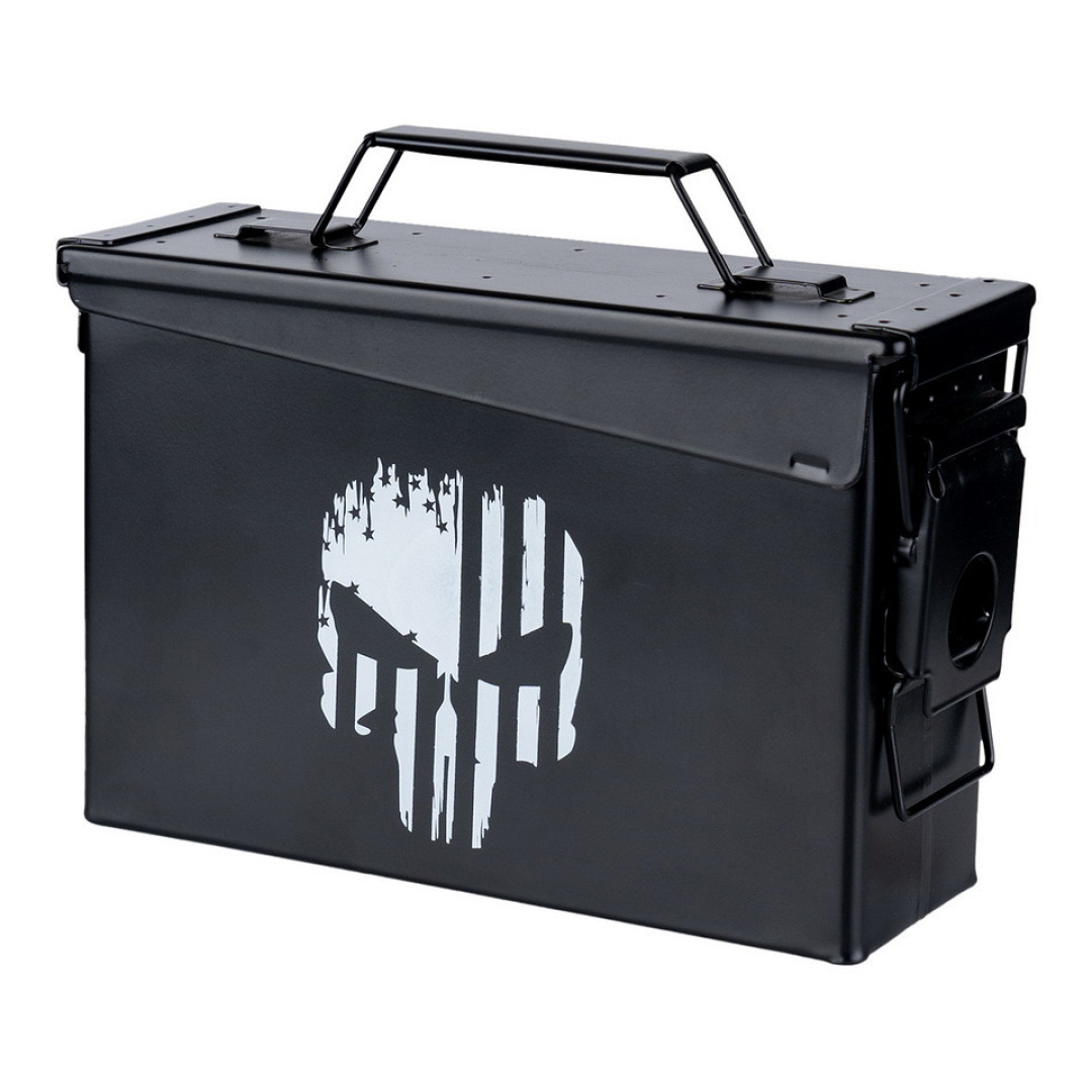 Munitiekist Punisher Zwart