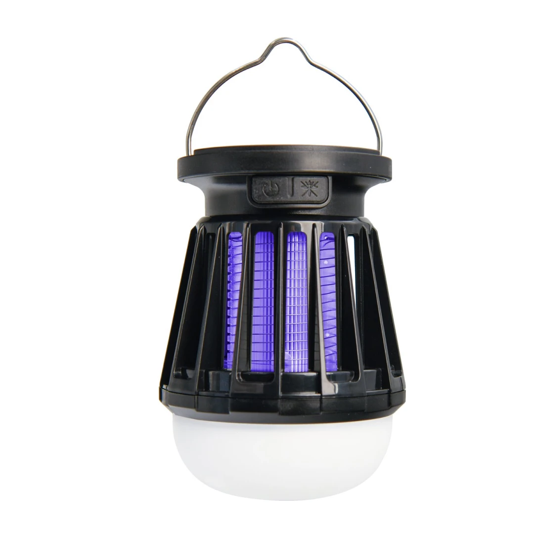 Oplaadbare Powerplus USB camping LED lamp met ingebouwde elektrische muggenvanger | warm wit licht