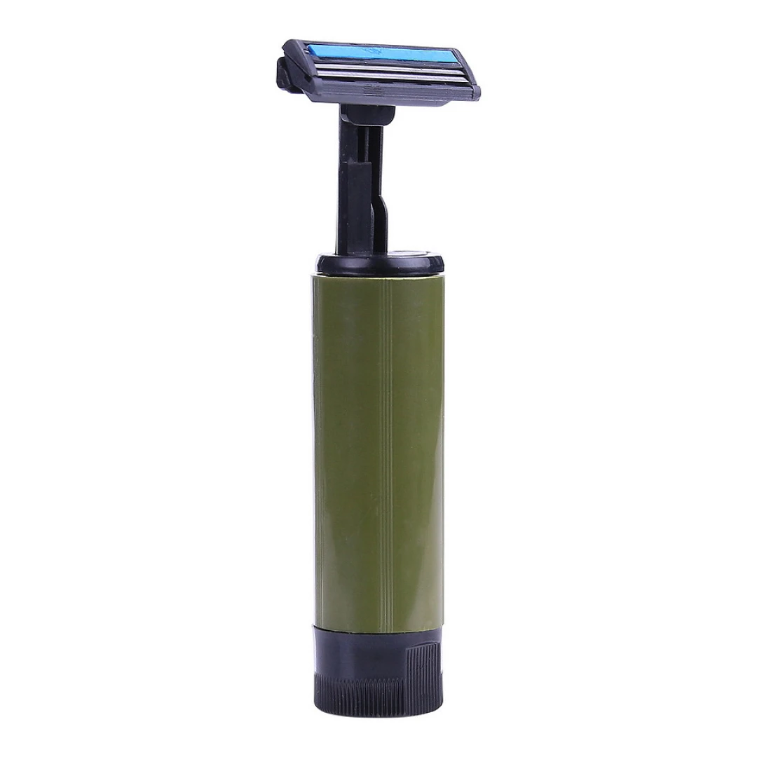 BCB Twist razor CS613 | Reisscheermes Groen-Zwart Inclusief mesjes