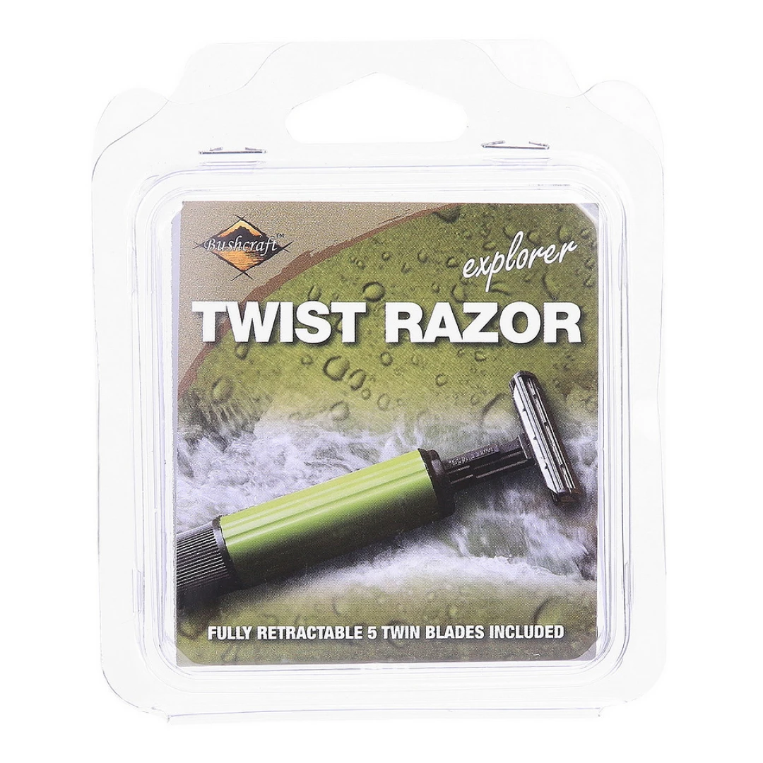 BCB Twist razor CS613 | Reisscheermes Groen-Zwart Inclusief mesjes - Afbeelding 6