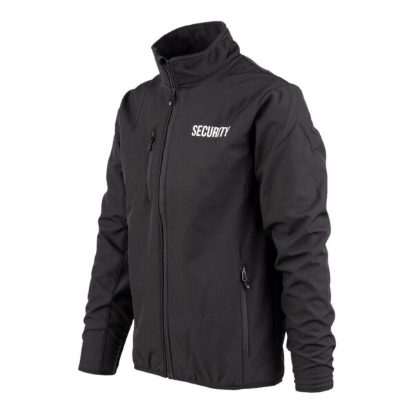 Beveiliging jas met Security Logo - Softshell - Zwart | Fostex Garment - Afbeelding 2