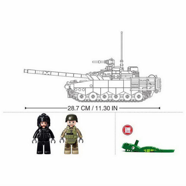 Sluban T-80 Tank M-38 - Afbeelding 3