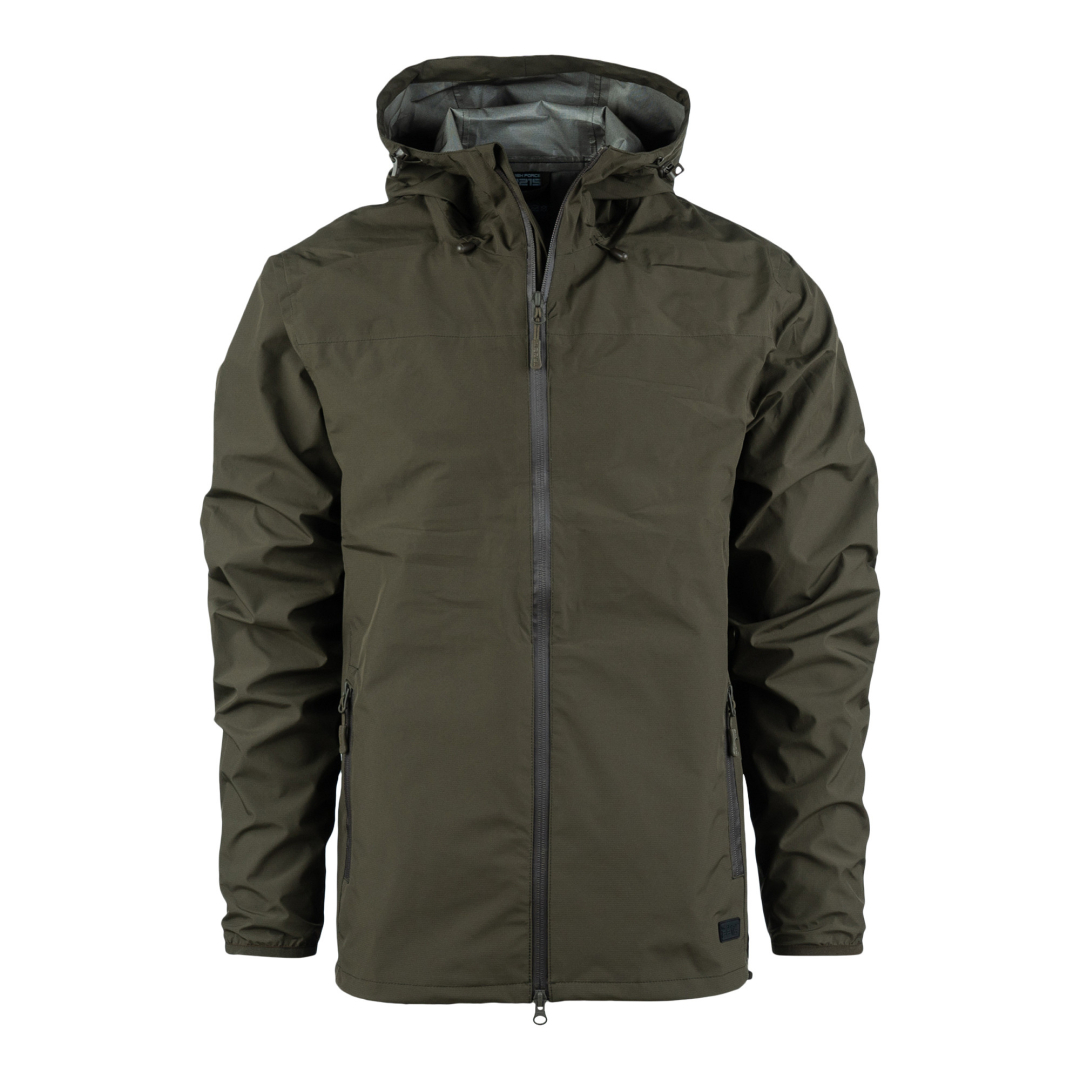 TF-2215 Waterproof Hardshell Jas Groen | Zwart