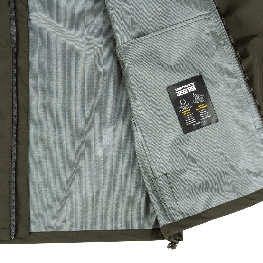 TF-2215 Waterproof Hardshell Jas Groen | Zwart - Afbeelding 8