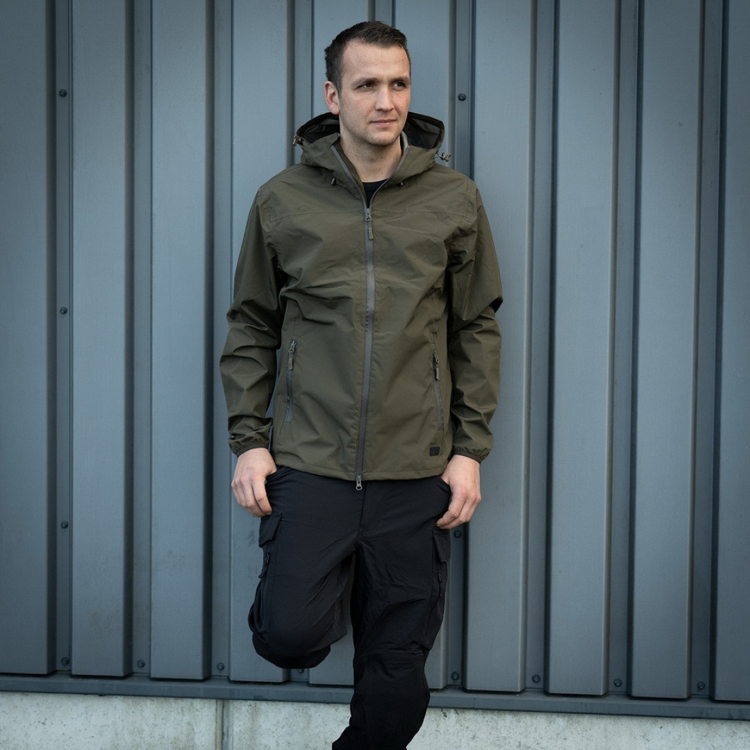 TF-2215 Waterproof Hardshell Jas Groen | Zwart - Afbeelding 9