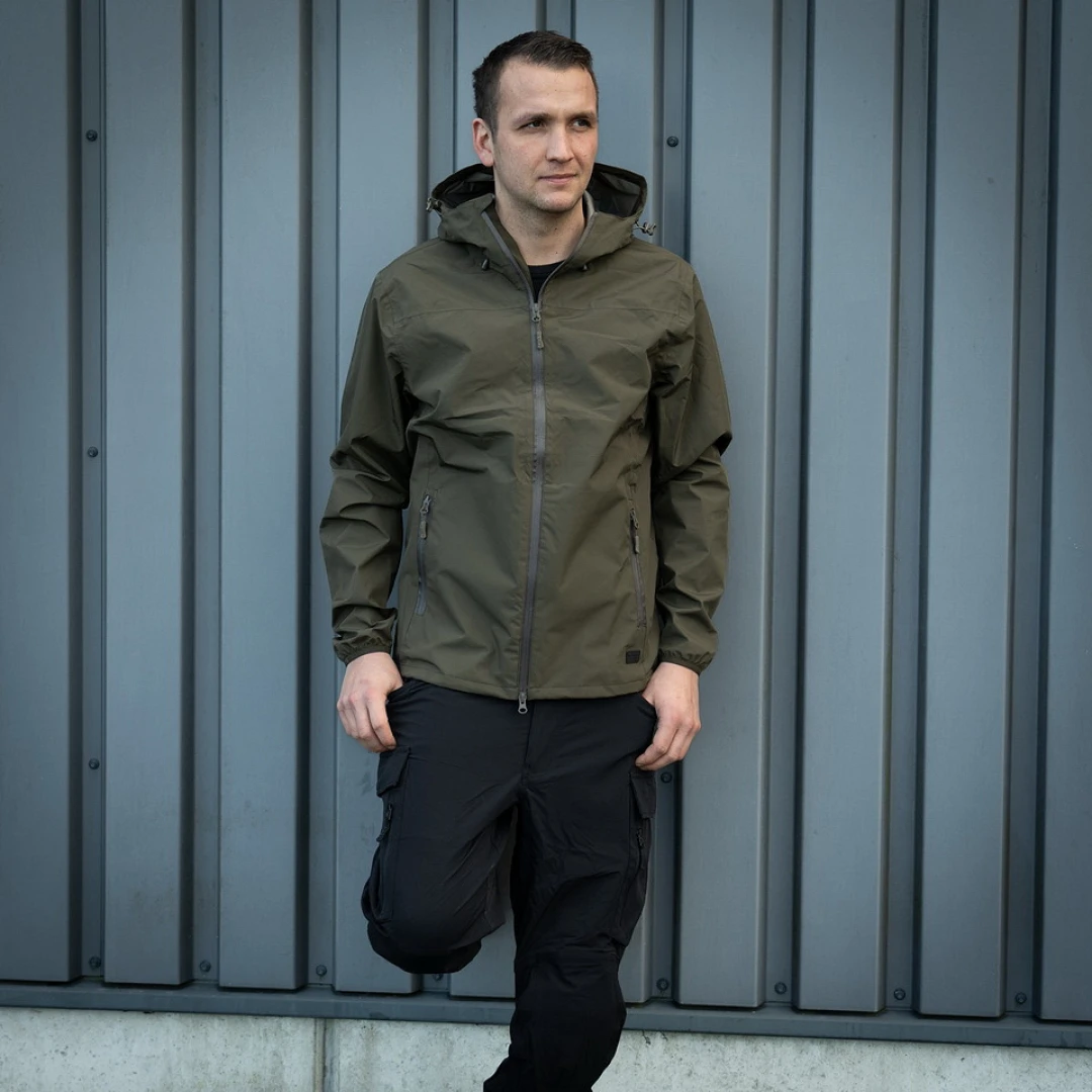 TF-2215 Waterproof Hardshell Jas Groen | Zwart - Afbeelding 9