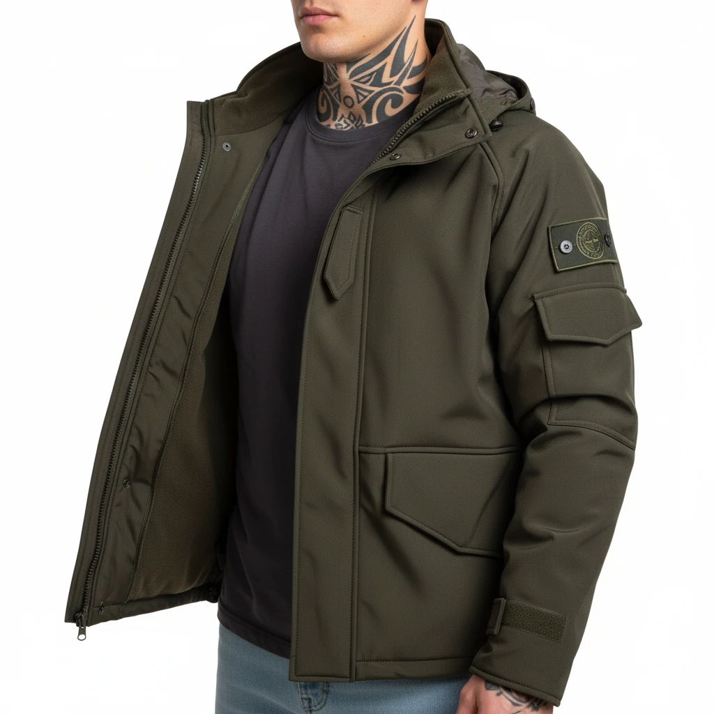 Tactical Edge softshell tussenjas – groen.png Tactical Edge softshell tussenjas – groen.png
