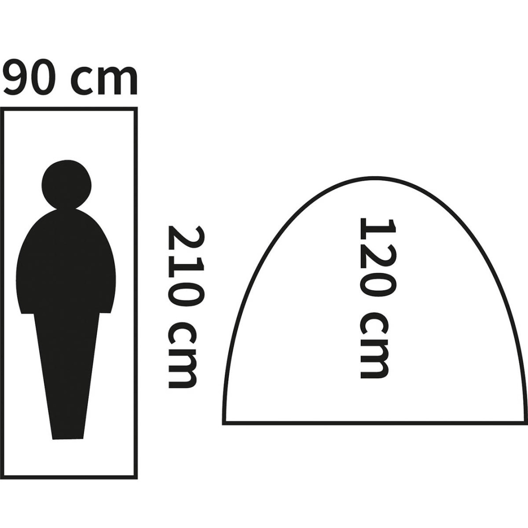 1 persoons tent - Monodom - Groen - Afbeelding 2