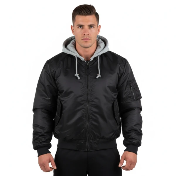 MA-1 Bomberjack met capuchon | Fostex Garments | Meerdere kleuren