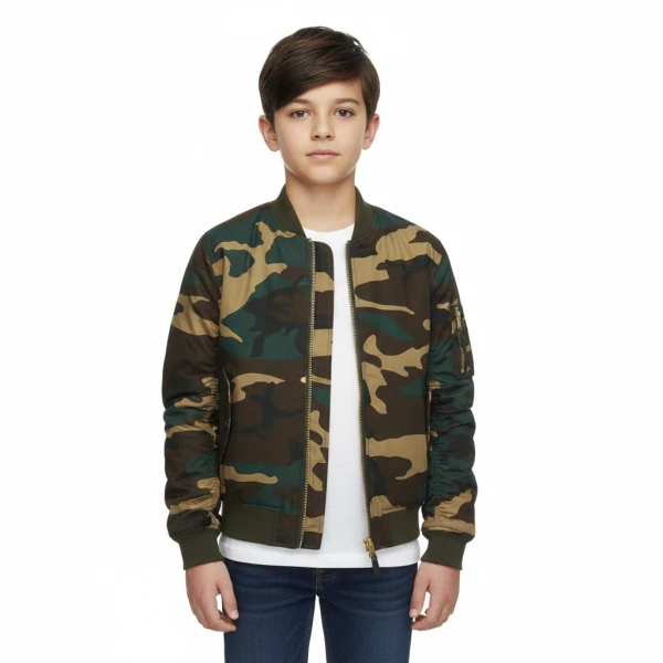 MA-1 Bomberjack Kind - Camouflage - Omkeerbaar | Fostex Garments - XXS