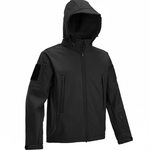 Tactical Softshell Jacket | Tussenjas | Defcon5 | Meerdere kleuren - XXL, Zwart