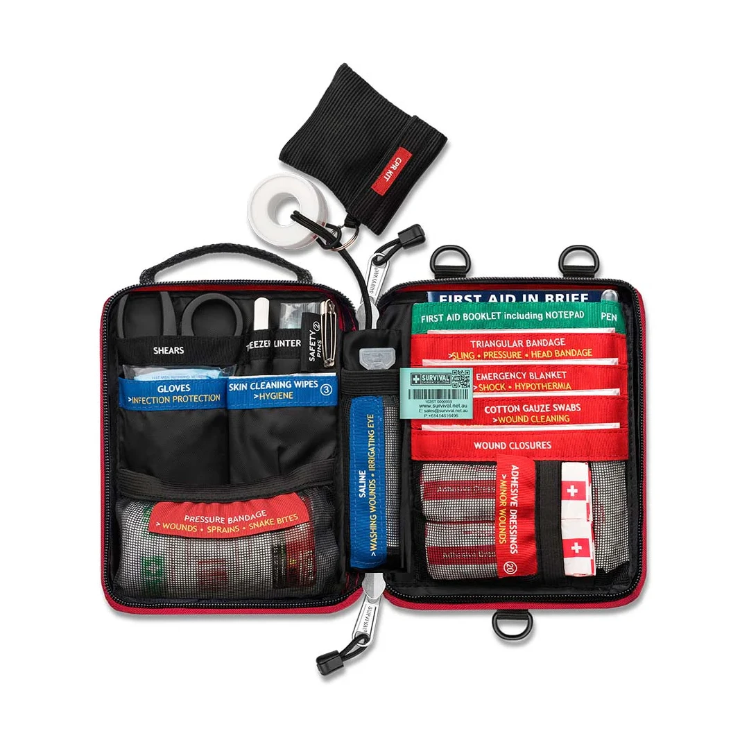 Survival First Aid Kit Handy - Lichtgewicht EHBO kit - Afbeelding 3