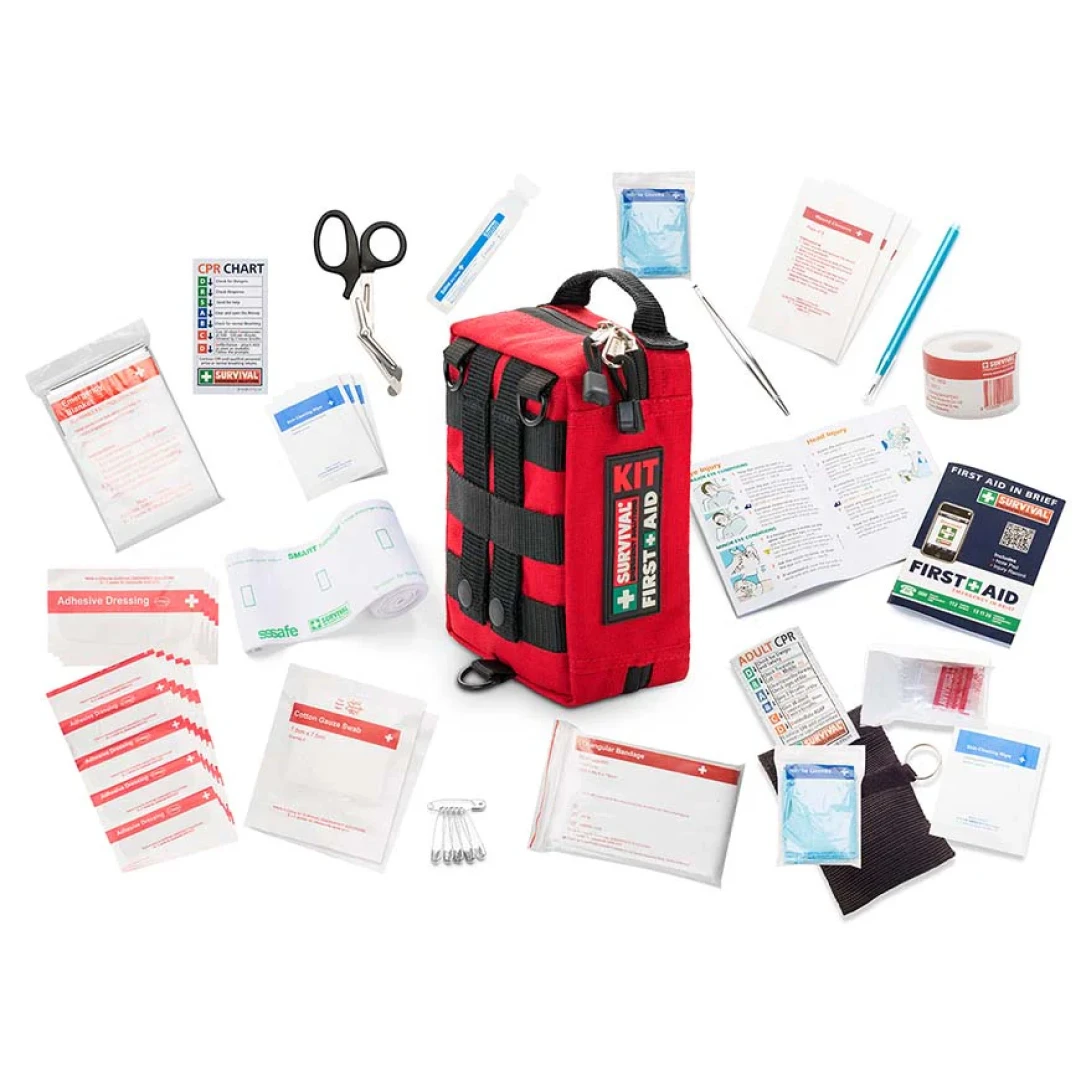 Survival First Aid Kit Handy - Lichtgewicht EHBO kit - Afbeelding 2