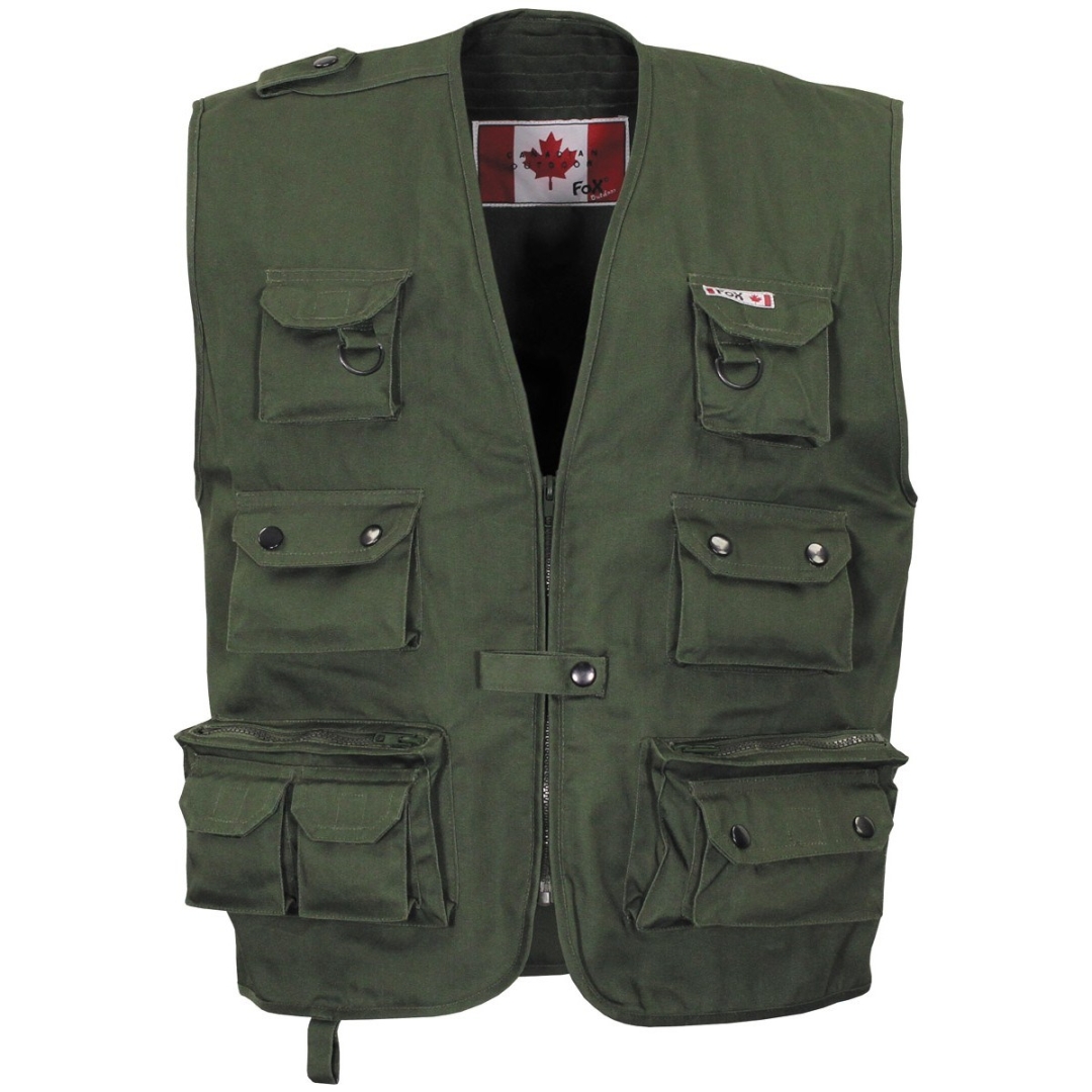 Fox Outdoorvest Heren - Dunne Zomer Bodywarmer