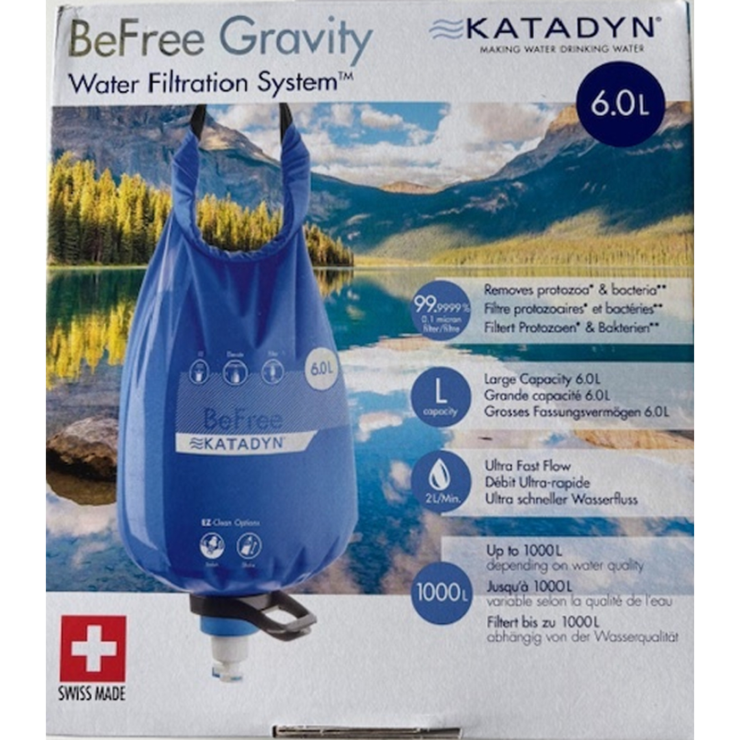 Waterzak met Waterfilter 6 Liter  | BeFree | Blauw | KATADYN - Afbeelding 4