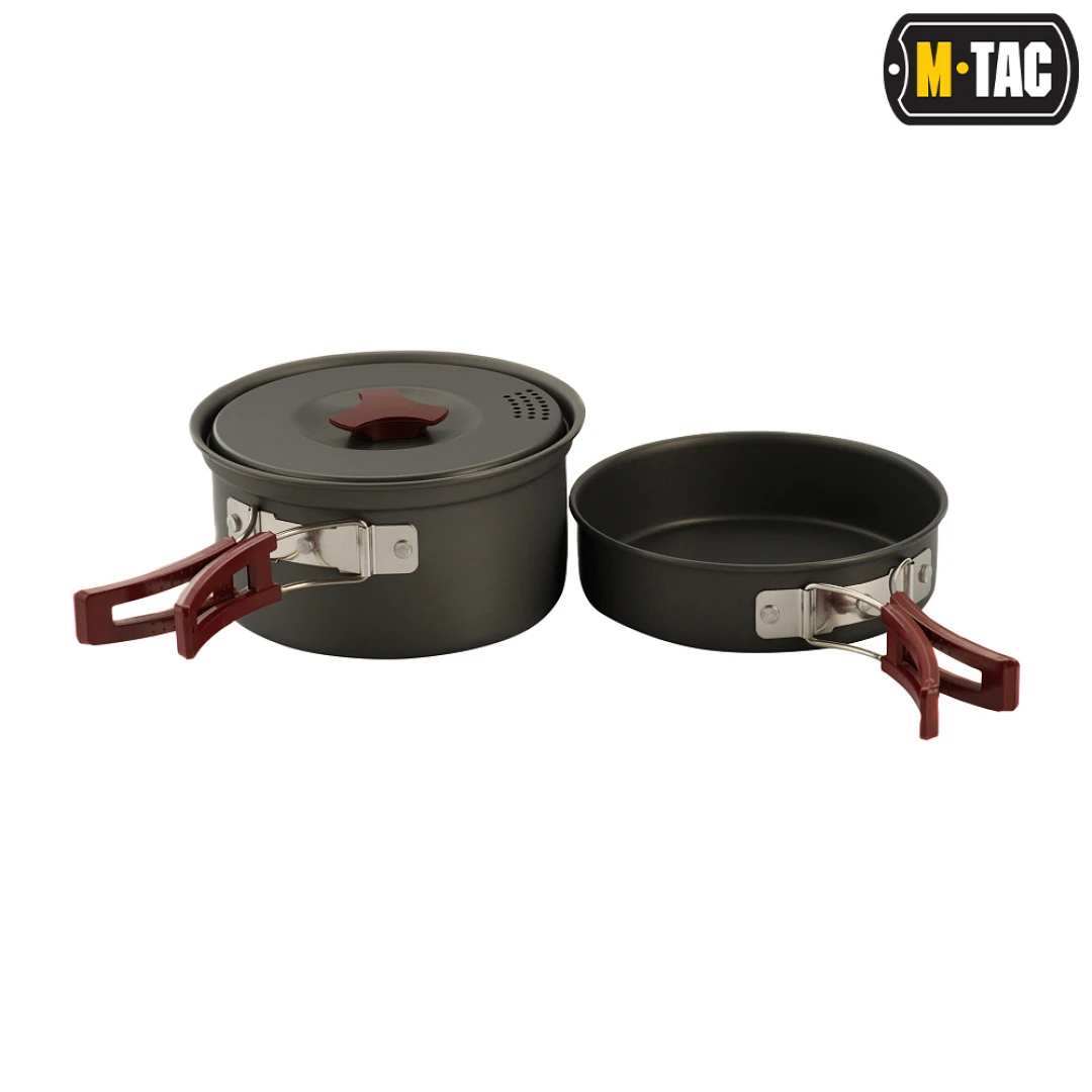 M-Tac Individual Camping Kookset - Pannenset met bord en bestek - Afbeelding 9