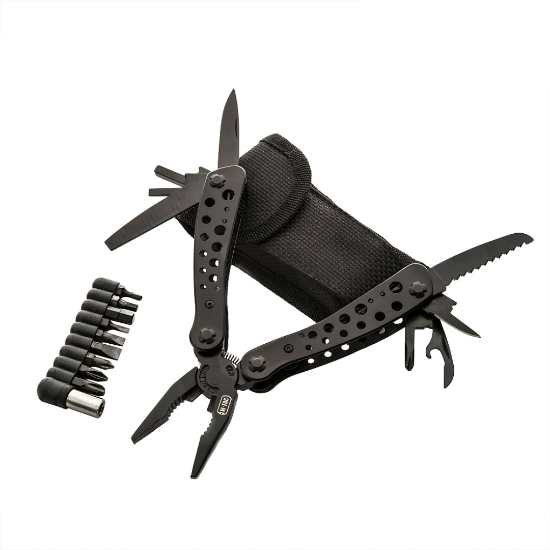 M-Tac Multitool - RVS - Compact - Zwart - Afbeelding 2